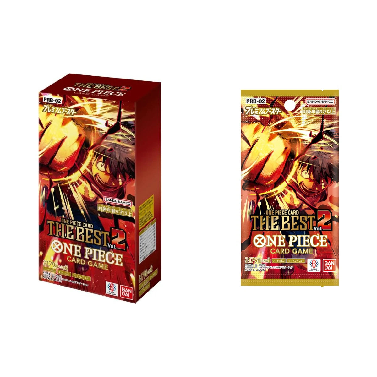 Japanese One Piece TCG: PRB-02 PREMIUM BOOSTER The Best Vol. 2